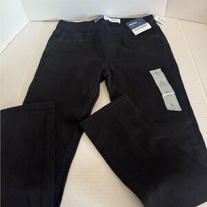 Old Navy Classic Black Skinny Pants Girls Size 10/12